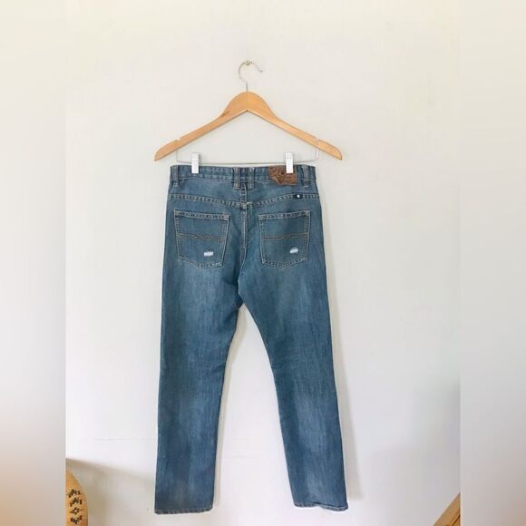 Lucky Brand | girls Billy Straight Distressed Jeans | size 14 - Picture 5 of 6